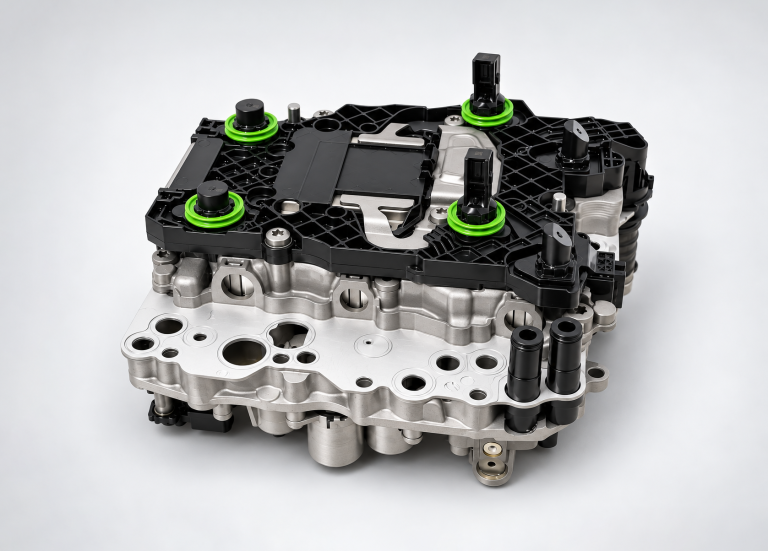 DSG mechatronic control unit for an automatic dual-clutch transmission